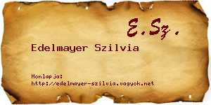 Edelmayer Szilvia névjegykártya